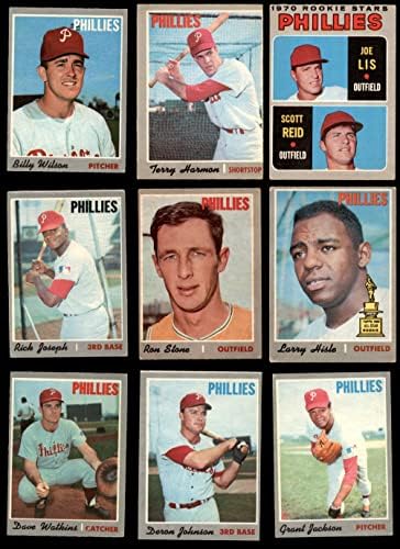 1970 O-Pee-Chee Philadelphia Phillies, perto da equipe, colocou a Philadelphia Phillies VG/Ex+ Phillies