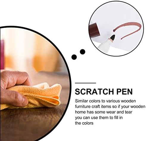 VICASKY SHOE Dye 10pcs Móveis Reparação de móveis Móveis Touch- Up Pen Marcador de tinta Pens de madeira Reparação de arranhões