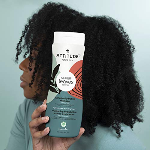 Shampoo de cabelo de atitude, EWG verificado, ingredientes à base de plantas e minerais, produtos de beleza e cuidados pessoais
