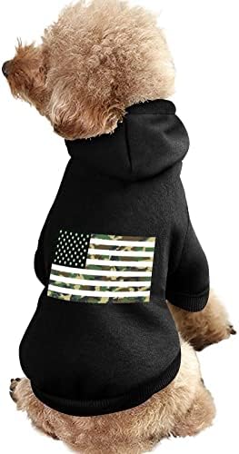 Camo American Flag One Piece Dog Costume Pet Suitle Rous