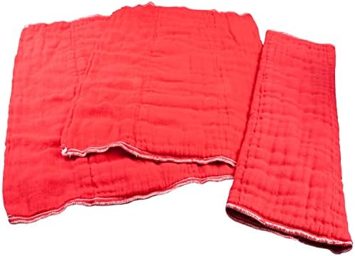 Fraldas de pano precedentes tingidas por osocozy - algodão, macio, durável e absorvente. Cores vibrantes tingidas à mão divertidas. 13 x17 polegadas - 3 pacote -