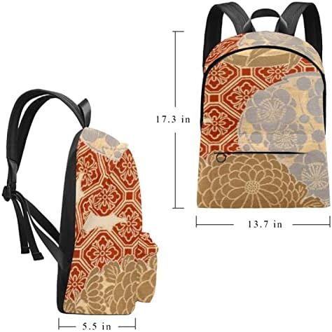 Mochila laptop VBFOFBV, mochila elegante de mochila de mochila casual bolsa de ombro para homens, chrysanthemum japonês Bamboo Cloud