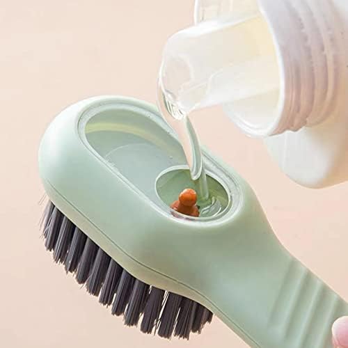 Escova de limpeza bigougem excelente tempo que economiza tempo para lavar o colarinho branco da ferramenta de limpeza de lavanderia verde
