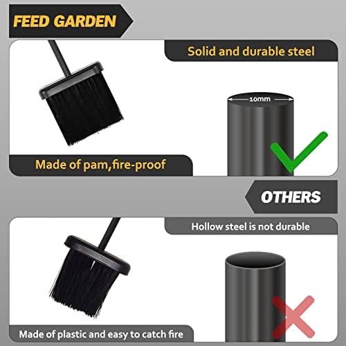 Ferramentas de lareira do jardim de alimentação Conjunto de 5 pc 30 polegadas modernas acessórios de lareira de ferro forjado