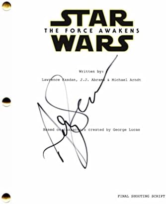 Andy Serkis assinou o autógrafo Star Wars The Force Awakens Full Movie Script - César no planeta dos macacos - Gollum