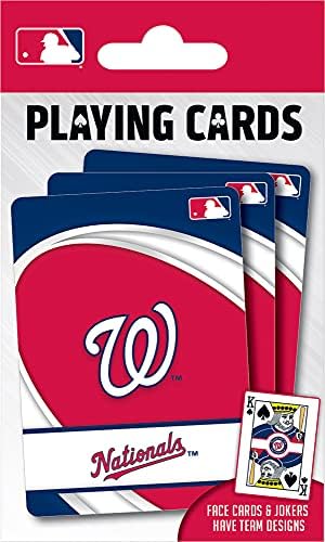Obras -primas MLB Washington Nationals Playing Cards