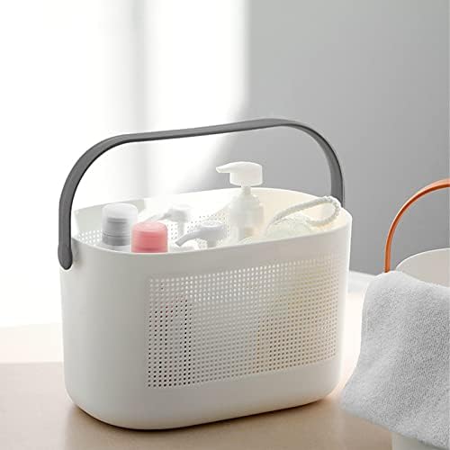 Cesta de armazenamento de plástico de cabilock com alças de chuveiro Caddy Cosmetics Produtos de beleza Supplies Bins Organizador para