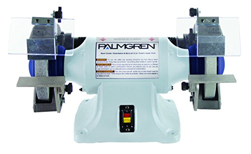 Palmgren Machine 9682061 6 1/3HP 115/230V Grinder, sem coleta de poeira