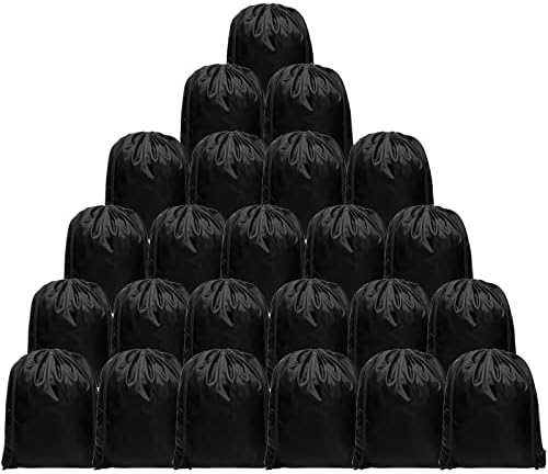 UltraOutlet 24 pacote de nylon backpack saco de sacola de guloseima em massa para futebol garotos homens mulheres saco de