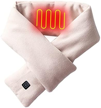 Lenço de aquecimento inteligente Aquecimento elétrico USB Lenço de cachecol quente Lenço de lenço de pescoço Colço xadrez de calor frio para mulheres