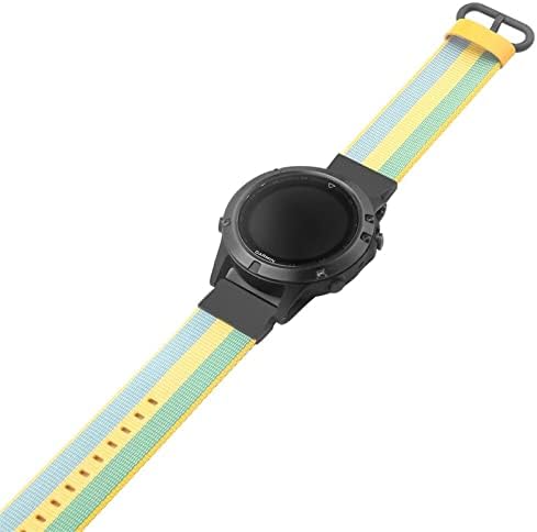 Murve 22mm Sport Nylon Watch Strap Band Lançamento rápido para Garmin Fenix ​​6x 6 Pro 5x 5 mais 935 abordagem S60 quatix5 pulseira de pulseira