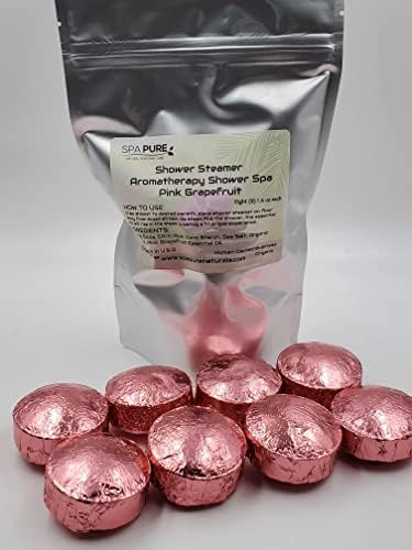 Spa Pure Pink Taifruit Aromaterapia: Vapores/bombas de chuveiro/comprimidos com óleos essenciais naturais/orgânicos transformam