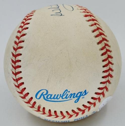 Whitey Ford HOF 74 assinado autografado oal beisebol Yankees JSA COA #LL19820 - Bolalls autografados