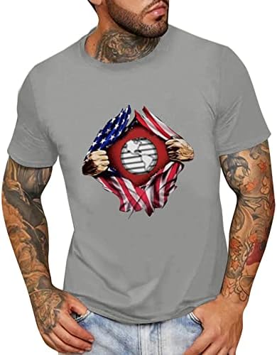 Camisas de trabalho de verão bmisegm para homens masculino de verão de moda redonda casual rount impressa pequena camiseta de manga