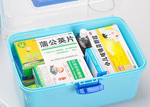 Caixa de medicina da família multicamada/kit de primeiros socorros/caixa de armazenamento de medicamentos/cômodos de remédios