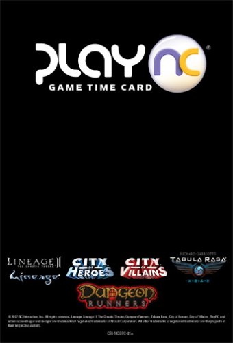 Cartão de tempo de jogo de 30 dias da NCSOFT