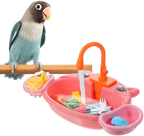 IPETBOOM PARROT BATHTUB BAY SHOW TUB RECIMENTO DE LIMITAÇÃO AUTOMÁTICO PODENTE DE PEÇA DE PET PET PETURA PRESTE