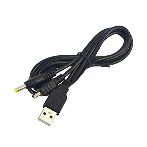 2 em 1 USB 2.0 Transferência de dados Sincronizar o cabo do cabo do carregador para PSP 2000 3000 PS Vita Substituição