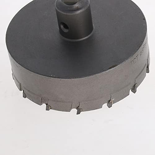Bettomshin 85mm Cuttador de orifício de carboneto, serras de orifício TCT para folha de metal de aço inoxidável de 2 mm