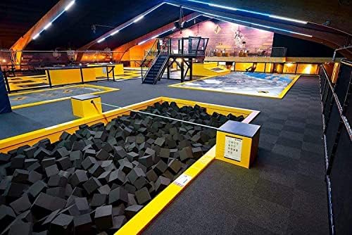 Cubos de espuma Foamma/blocos de 4 ”x 4” x 4 ”para ginástica, cursos freerunning e parkour, parques de skate, BMX, arenas de trampolim