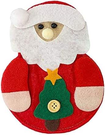Decorações de Natal Restaurante e layout de hotel Novo tecido não tecido Old Man Snowman Snowman Christmas Bag de talheres de