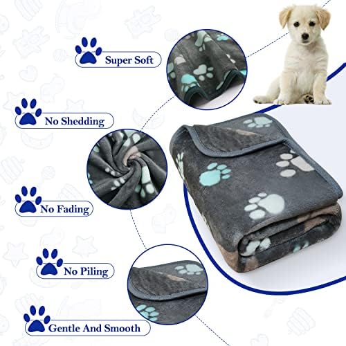 Cobertores de cães amorlemon jogam cobertores para cães grandes de cães fofos fofos fofos de flanela de tapete de estimação macia para cães para cães filhotes e gatos