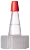 Fazendas naturais 24 pacote - 1 oz - garrafas de plástico pretas de Boston - Yorker natural com ponta vermelha - para