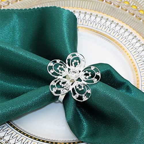 Maravilha -me anéis de restaurantes guardas de casamento strass shinestone buckle para jantar para jantar de casamento decoração