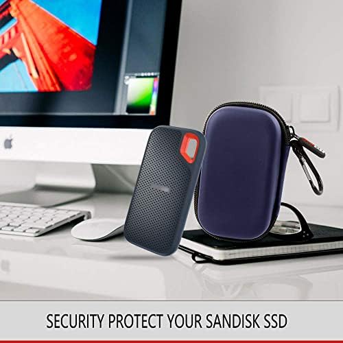 Segura 2 estojo de disco rígido SSD compatível com Sandisk 1TB/2TB/250GB/500GB Extreme portátil SSD - SDSSDE60 -G25,