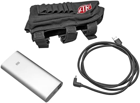 ATN X-Sight 4K Pro Smart Day/Night Hunting Scope w/Ballistics Calc, 3864x2218 Resolução, gravação de vídeo, Wi-Fi, 18 horas+ bateria