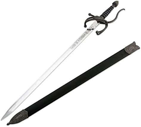 Vulcan Gear Medieval Crusader Sword com bainha - Escolha o seu estilo