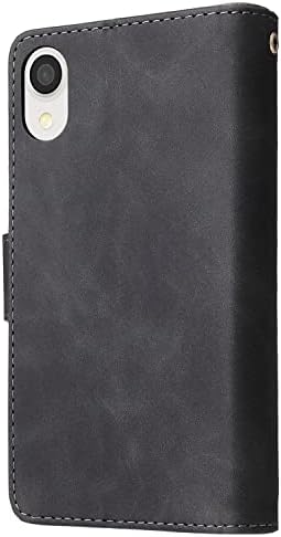 Capa de flip de celular compatível com a capa da carteira Samsung Galaxy A22E/A23E/A23S, capa de carteira de couro
