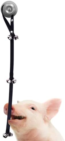 Sungrow Dog & Ferret Potty Door Sino, 34 polegadas, sinos de nylon, gato de treinamento em casa, barriga de panela,