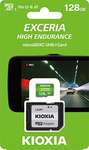 Kioxia 128 GB MicroSD Exteria High Endurance Flash Memory Card U3 V30 C10 A1 Leia 100MB/S Write 85MB/S LMHE1G128GG2