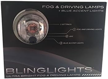Blinglights Xenon Halogen Fog Lamps Driving Light Kit para 2018 2019 2020 2021 Chevrolet Traverse