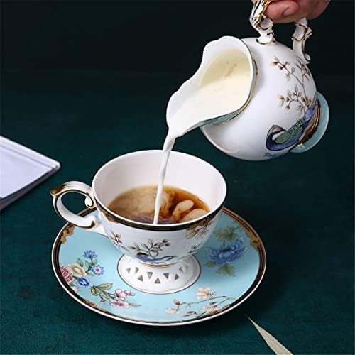 Copo de café em estilo chinês Conjunto de chá da tarde, bule de chá, conjunto nacional de feng shui, xícara de café da China Bone