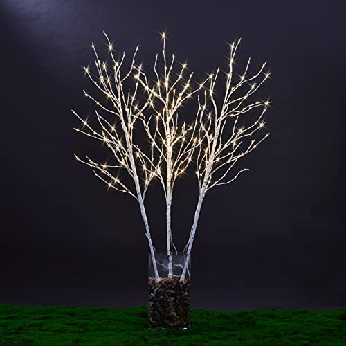 LightShare 41in Triple Lighted Willow Branch com 300 mini luzes de via LED para decoração de quarto de Natal Apartamento Interior
