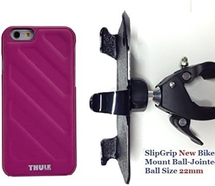 Porta de bicicleta SlipGrip 1.5 para Apple iPhone 8 usando a caixa de Gauntlet Thule