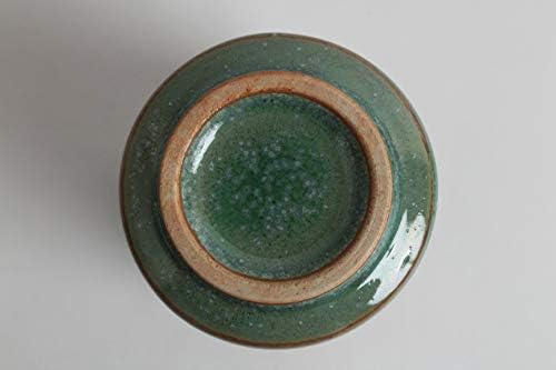 Mino ware japonês cerâmica yunomi chawan xícara de chá verde com listra de esmalte marrom feita no Japão rsy011