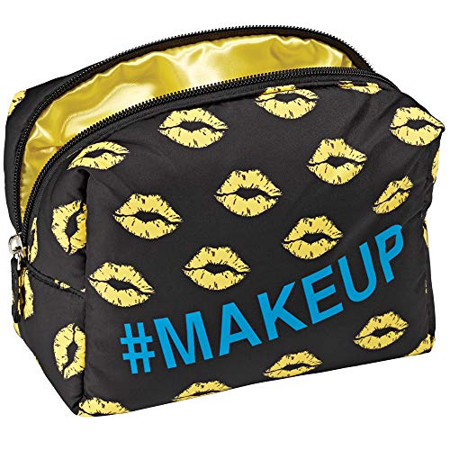 Bolsa MakeUp inspirada no influenciador: grande estojo de higiene pessoal de viagem, organizador de cosméticos para mulheres,