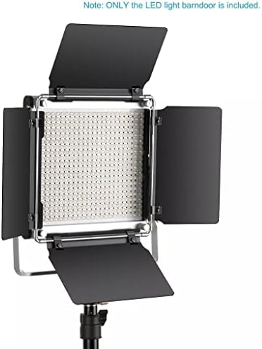 Lukeo Professional LED Video Light Barn Door para 480 Painel de luz LED, construção de metal sólido