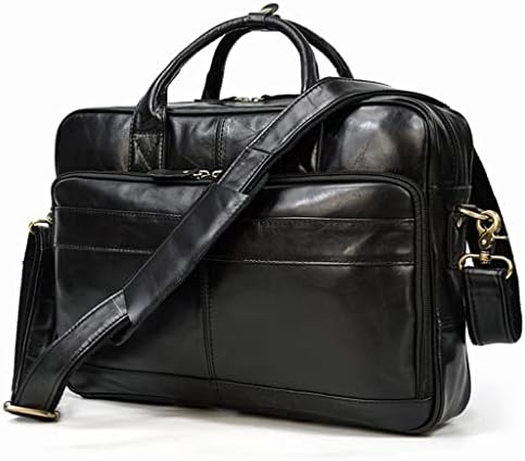 Bolsa de laptop de viagem de Wetyg para homens grandes bolsas masculinas Braça de negócios Moda de couro de couro real