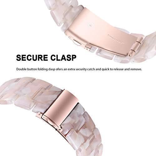 Skm Resin Smart Watch Bands para Garmin Venu2/Venu 2 Plus Sq Straps Garminmove Sport Forerunner 245 645 WatchBand 20mm Bracelet