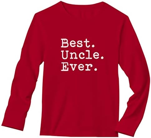 Melhor tio de todos - melhor ideia de presente para a camiseta de manga longa do tio masculino
