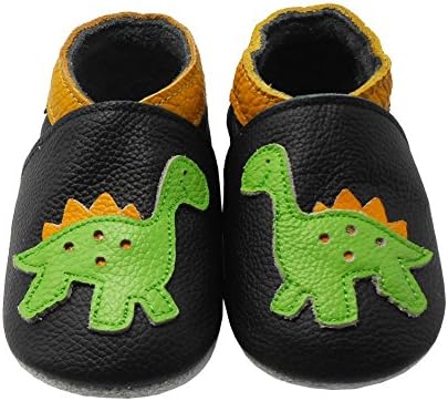 Shoyo Baby Skull Soft Sole Couro Infantil e Sapatos para Criança