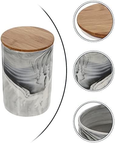 Zerodeko jar alimentos secos pode selar jarra de recipiente de cerâmica tampa de chá para o armazenamento de lojas de hotel