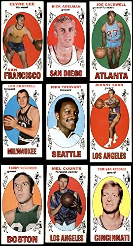 1969-70 Topps Basketball Complete Conjunto VG+