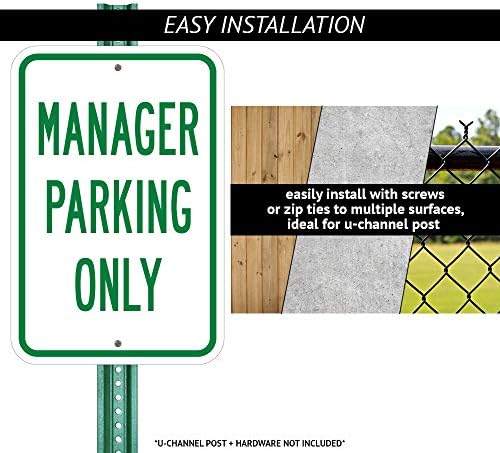 Nenhum estacionamento duplo a qualquer momento veículos comerciais incluídos | 18 x 24 Sinal de estacionamento à