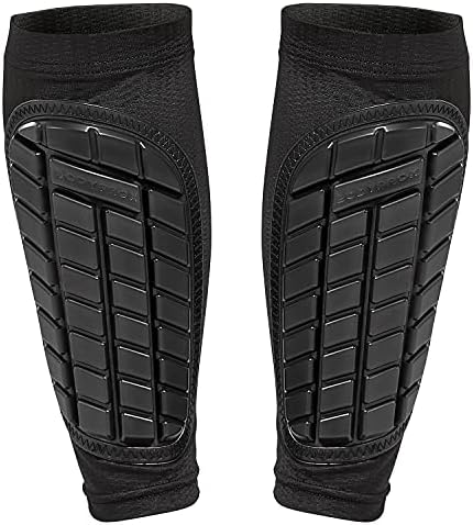 Bodyprox Soccer Shin Guards mangas para homens, mulheres e jovens