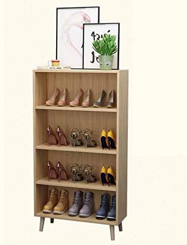 Tazsjg Rack de sapatos simples, montagem simples de várias camadas, gabinete econômico de sapatos de armazenamento doméstico, rack de sapatos multifuncionais, economia de espaço